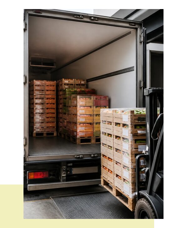 Перевозка сельхозпродукции на паллетах с доставкой в Первоуральск